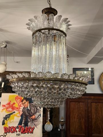 1920,s crystal chandelier