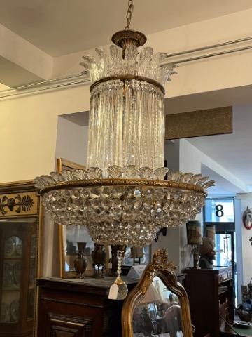 1920,s crystal chandelier