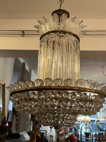 1920,s crystal chandelier