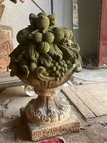 A pair of garden finials