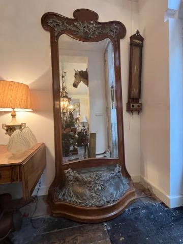 Art nouveau mirror