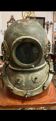 Bronze divers helmet